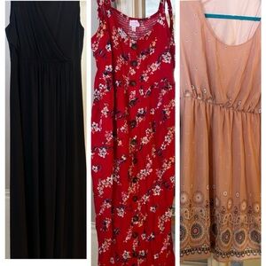 3 Maternity dresses - like new bundle of 3